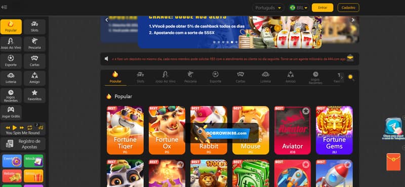 Site de aposta com bonus